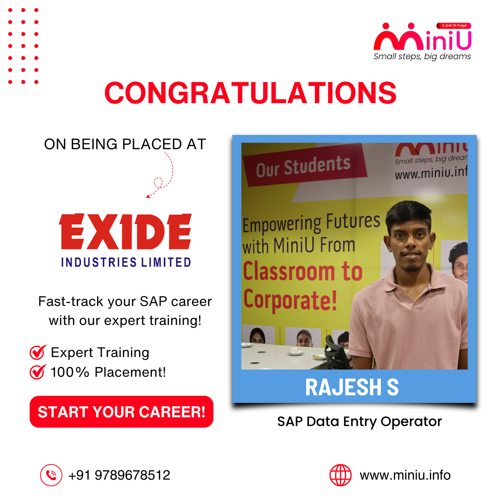 Placed Student